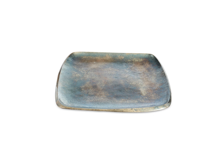 Eclipse 9" Stackable Square Tray Steel Blue