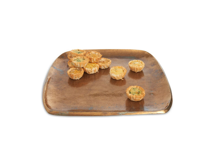 Eclipse 12" Stackable Square Tray Bronze