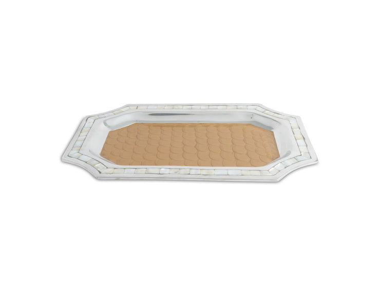 Classic 16" Octagonal Tray Toffee