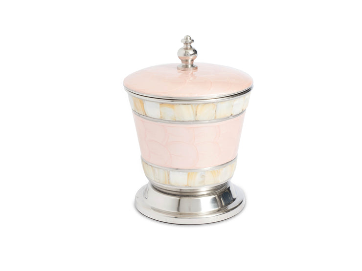 Classic 5.5" Covered Canister Pink Ice