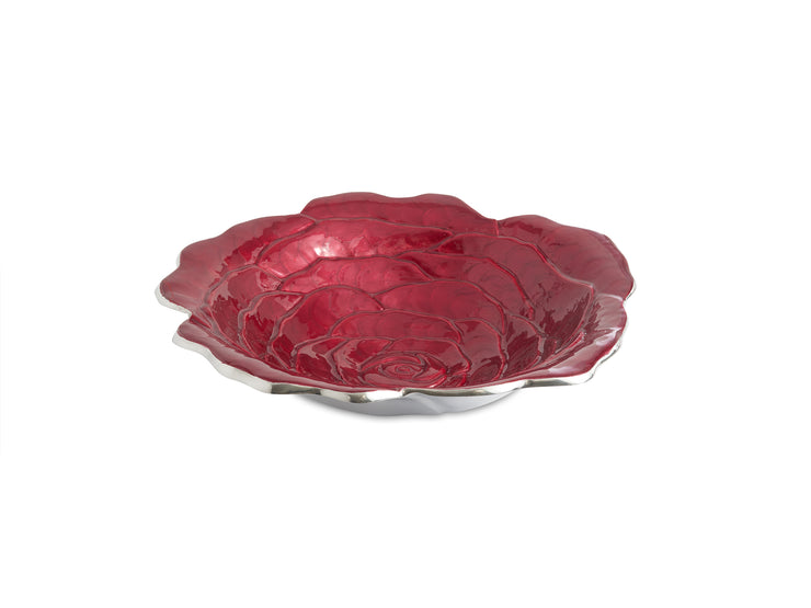 Rose 15" Bowl Pomegranate