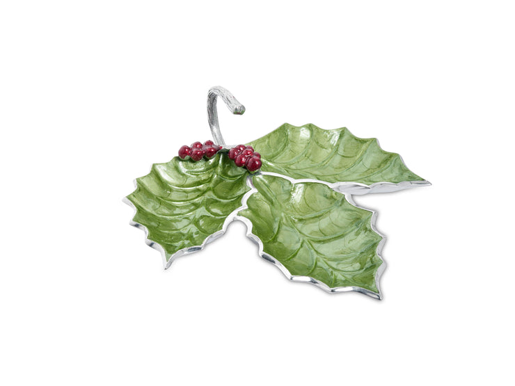 Holly Sprig 13" 3-Part Server Mojito with Red Berries