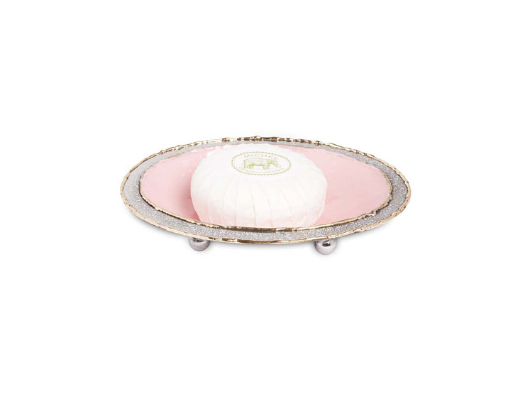 Cascade 6" Soap Dish Pink Lace