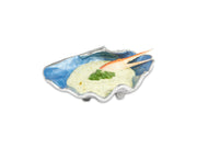Tahitian Clam Shell 8" Bowl Azure