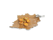 Oak Leaf 18" Platter Toffee