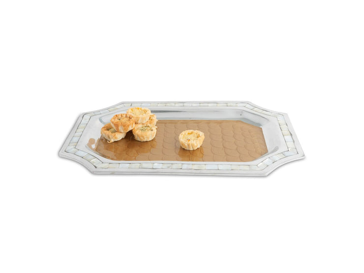 Classic 16" Octagonal Tray Toffee
