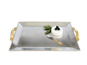 Sierra 20" Rectangular Tray Frosted