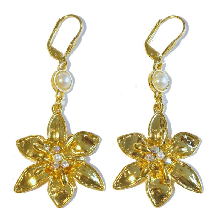Lily Drop Earring Gold