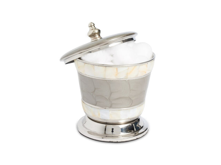 Classic 5.5" Covered Canister Platinum